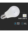 E27 9W 3-trinns dimbar LED-pære - A60, On/off dimbar