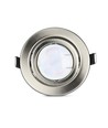 3-pakning 5W innfellingsspot - Stålfront, komplett med GU10-holder og LED-spot