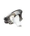 3-pakning 5W innfellingsspot - Stålfront, komplett med GU10-holder og LED-spot