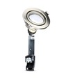3-pakning 5W innfellingsspot - Stålfront, komplett med GU10-holder og LED-spot