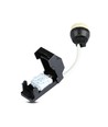 3-pakning 5W innfellingsspot - Stålfront, komplett med GU10-holder og LED-spot