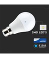 B22 9W LED-pære - Samsung LED-chip