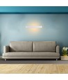 20W LED hvit avlang vegglampe - IP44 utendørs, indirekte, inkl. lyskilde