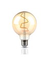 E27 4W LED globepære - Ø9,5 cm, Karbon-filament, ekstra varmhvit, 2200K