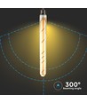 E27 5W LED-pære - Kultråd, T30, Ekstra varmhvit, 2200K