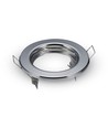 MR16/GU10 Downlight-sett - Uten lyskilde, krom, hull: Ø6,5 cm, mål: Ø8 cm