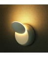5W LED hvit vegglampe - IP20 innendørs, rund, roterbar, inkl. lyskilde