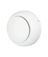 5W LED hvit vegglampe - IP20 innendørs, rund, roterbar, inkl. lyskilde