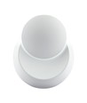 5W LED hvit vegglampe - IP20 innendørs, rund, roterbar, inkl. lyskilde