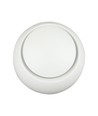 5W LED hvit vegglampe - IP20 innendørs, rund, roterbar, inkl. lyskilde