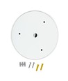 5W LED hvit vegglampe - IP20 innendørs, rund, roterbar, inkl. lyskilde