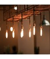 E27 2W LED-pære - Kultråd, T30