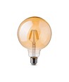 E27 6W LED globepære - Kultråd, Ø12,5 cm, Ekstra varmhvit, 2200K