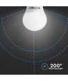B22 5,5W LED-pære - G45, Samsung LED-chip