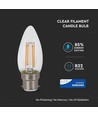 B22 4W LED-kronepære - Samsung LED-chip, glødetråd