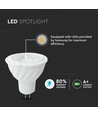 GU5.3 6,5W LED spotpære - 12V, MR16, Samsung LED chip