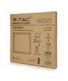 40W Smart Home LED-panel - 60x60, Tuya/Smart Life, fungerer med Google Home, Alexa og smarttelefoner, hvit kant
