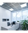 40W Smart Home LED-panel - 60x60, Tuya/Smart Life, fungerer med Google Home, Alexa og smarttelefoner, hvit kant