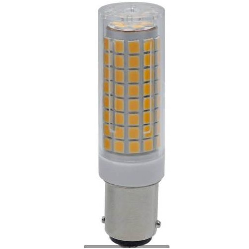 B15 4W Slank, BA15D - Diam: 1,8cm, Lengde: 6,8cm, Dimbar