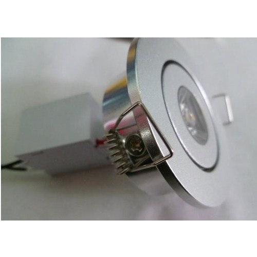 1,2W Ø5,2cm Downlight - Hull: Ø4,2 cm, Mål: Ø5,2 cm, 2,2 cm høy