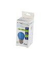 E27 2W LED kronepære - Blå, filament
