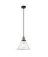 V-Tac moderne pendellampe - Gjennomsiktig glas, Ø18 cm, E27