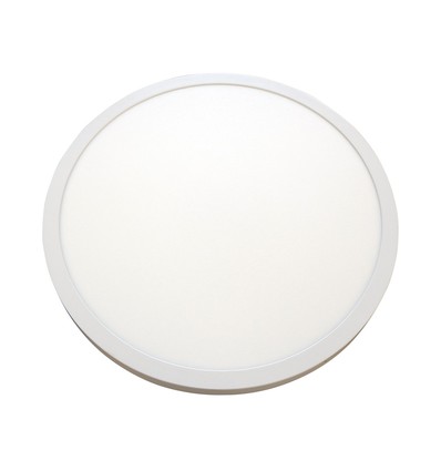 Outlet: 40W LED rundt panel - Ø60, Høyde: 4cm, hvit kant, inkl. lyskilde