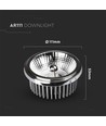 G53 20W LED-spot - AR111, varmhvit