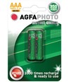 2 stk AgfaPhoto oppladbart batteri - AAA, 1,5V
