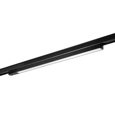 Outlet: 20W 3-faset RA90 LED-lysskinne - 60 cm, Sort