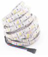 5 meter 12W/m RGB+WW LED-strip - 24V DC, IP20, 60 LED pr. meter