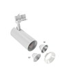 25W 3-faset RA80 skinnespot - Hvit, To spredningsgrader