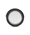 12W LED vegglampe - IP65 utendørs, Rund, sort, inkl. lyskilde