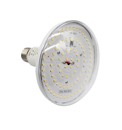 E27 28W LED vekstlampe - Full spectrum, 120 graders spredning