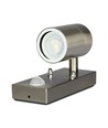 GU10 Vegglampe m. sensor - IP44 utendørs, rustfri, uten lyskilde