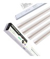 Troldtekt LED Zigbee skinnesett 4x120 cm - CCT, innfelt, Akustilight
