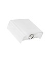 Luna 2W hvit opp/ned vegglampe, CCT - 3 lysfarger, IP54 utendørs, 230V, inkl. lyskilde