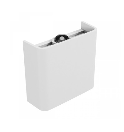 2W Luna hvit opp/ned vegglampe - IP54 utendørs, CCT, 3 lysfarger, inkl. lyskilde