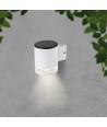 0,55W Solcelle vegglampe LED - IP54, Hvit