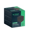 V-Tac 3W Solar vegglampe LED - Svart, sensor, IP65