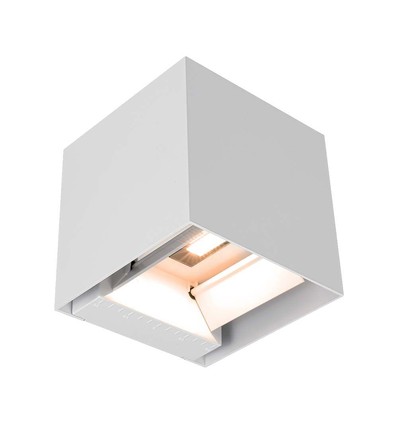 3W Solcelle vegglampe LED - IP65, Hvit, sensor