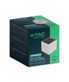 3W Solcelle vegglampe LED - IP65, Hvit, sensor