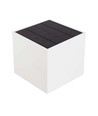 3W Solcelle vegglampe LED - IP65, Hvit, sensor
