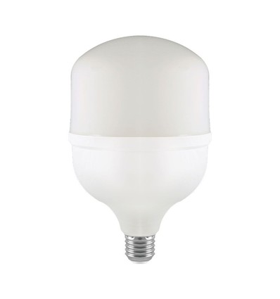 V-Tac 50W LED pære - T140, E27 med E40 ringadapter