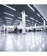 150cm 48W vanntett komplett LED-armatur, gjennomgangskoblet - IP65