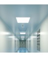 60x60 bakbelyst LED-panel, 25W - 180lm/w, hvit kant