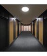 12W LED sensorlampe - IP20 innendørs, CCT, Samsung LED chip, PIR sensor, inkl. lyskilde