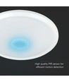 12W LED sensorlampe - IP20 innendørs, CCT, Samsung LED chip, PIR sensor, inkl. lyskilde
