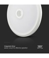 12W LED sensorlampe - IP20 innendørs, CCT, Samsung LED chip, PIR sensor, inkl. lyskilde