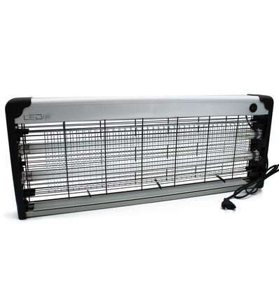 LEDlife insektlampe - 2x20W, innendørs/overbygd, UV-lys, dekker ca. 150m2